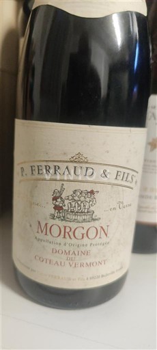 Beaujolais Morgon P. Ferraud & Fils Domaine du Coteau Vermont Jo Viti