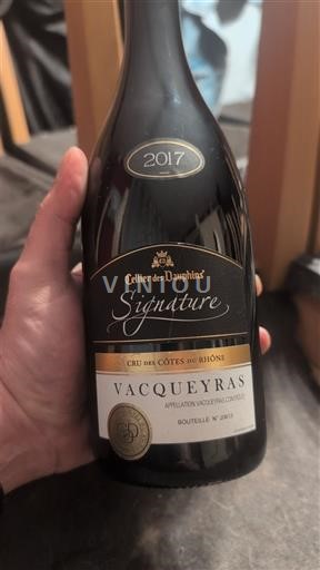 Lugina e Ronës Vacqueyras Cellier des Dauphins Signature 2017