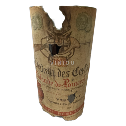 Bordeaux Lalande-de-Pomerol Château des Cerfs 1975