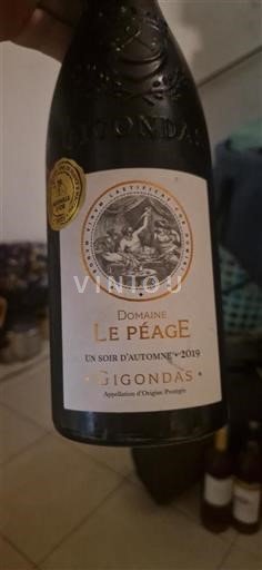 Rhônedalen Gigondas Domaine Le Péage Un Soir d'Automne 2019