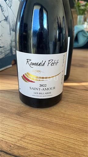 Beaujolais Saint-Amour Romuald Petit Les Billards 2022