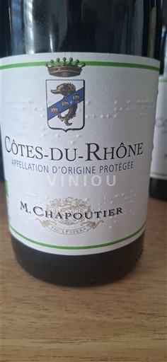 Vale do Ródano Côtes-do-Ródano M. Chapoutier Não Sazonado