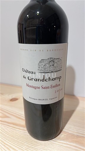 Bordeaux Montagne-Saint-Émilion Château de Grandchamp 2016