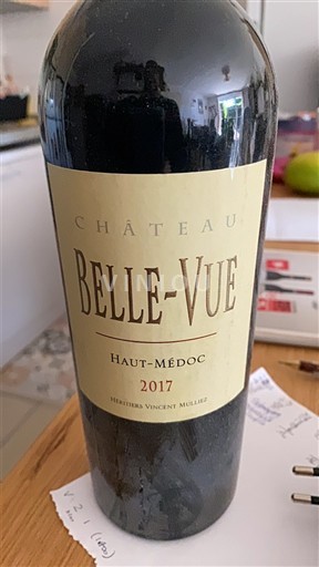 Bordeaux Haut-Médoc Château Tour Bellevue 2017