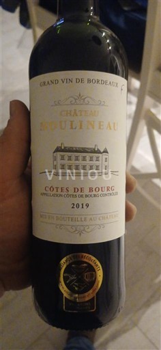 Bordeaux Côtes de Bourg Château Moulineau 2019