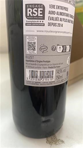 Zuidwest-Frankrijk Buzet Les Vignerons de Buzet Niet-geïntegreerd