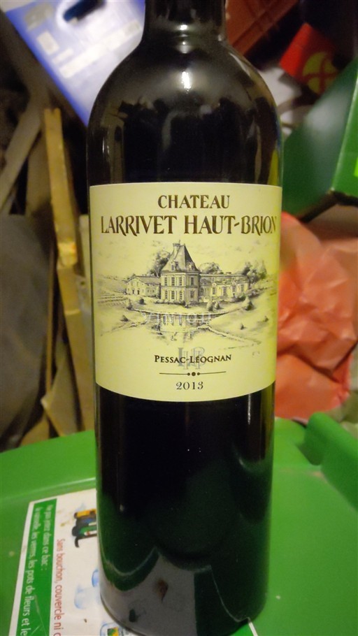 Burdeos Pessac-Léognan Larrivet Haut-Brion 2013