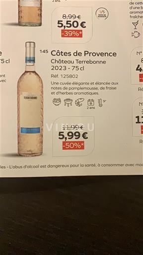 Provansa Côtes-de-Provence Château Terrebonne 2023