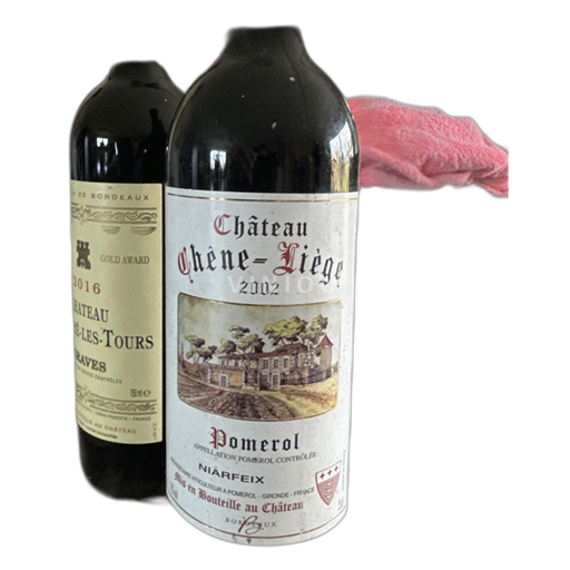 Vin Rouge sec Château Chêne Liège 2002 France Bordeaux Pomerol AOC