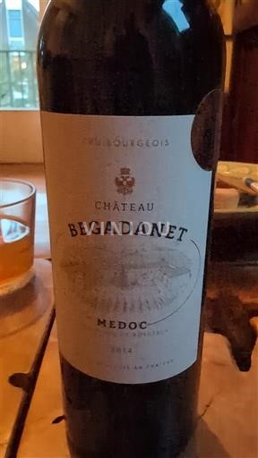 Bordeaux Médoc Château Bégadanet 2014