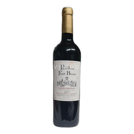 Bordeaux Canon-Fronsac Pavillon Font Brun 2017