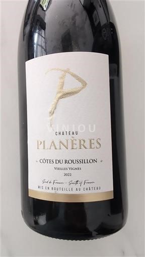 Roussillon Côtes-du-Roussillon Château Planères Vieilles Vignes 2022