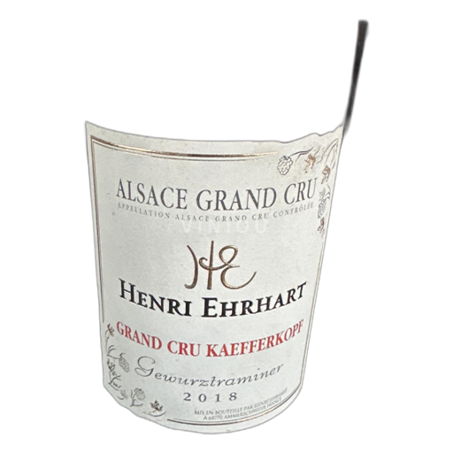 Alsácia Alsácia Grand Cru Henri Ehrhart Gewurztraminer 2018