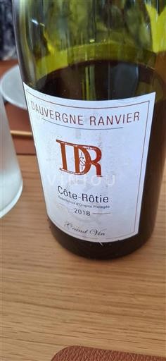 Rhônen laakso Côte-rôtie Dauvergne Ranvier 2018