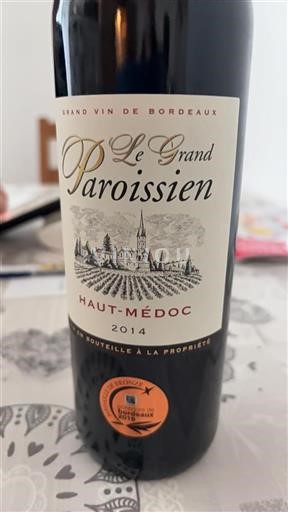 Bordeaux Haut-Médoc Le Grand Paroissien 2014