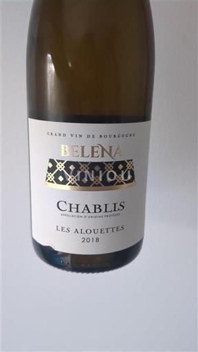 Borgogna Chablis Belena Les Alouettes 2018