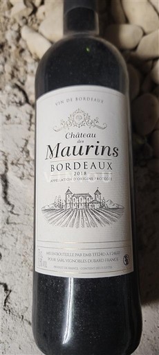 Bordeaux Château des Maurins 2018