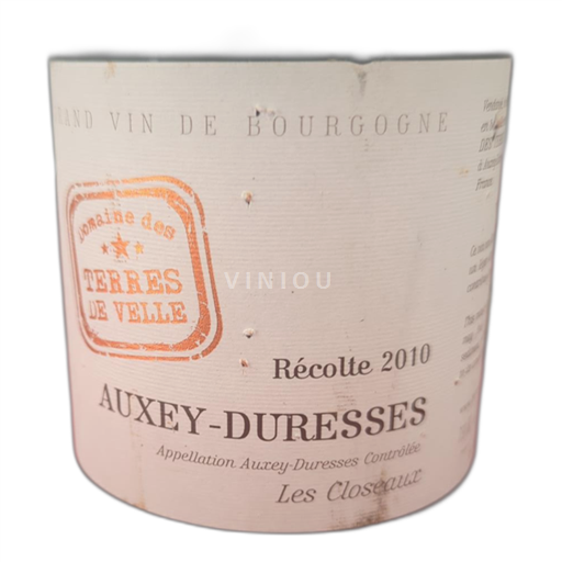 Burgundija Auxey-Duresses Domaine des Terres de Velle Les Closeaux 2010
