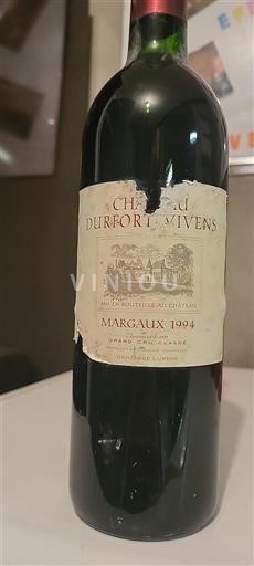 Bordeaux Margaux Château Durfort-Vivens 1994
