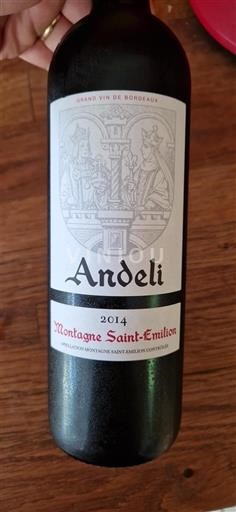 Bordeaux Montagne-saint-émilion Andeli 2014