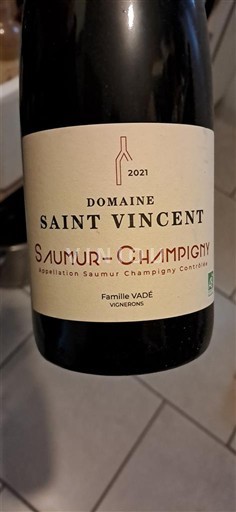 Thung lũng sông Loire Saumur-champigny Domaine Saint Vincent 2021