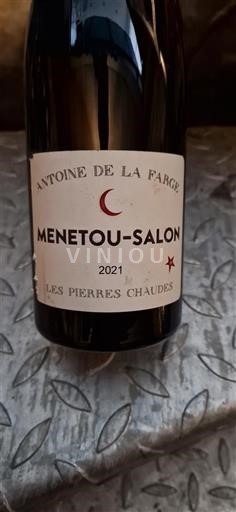 Loirevallei Menetou-Salon Antoine de la Farge Les Pierres Chaudes 2021