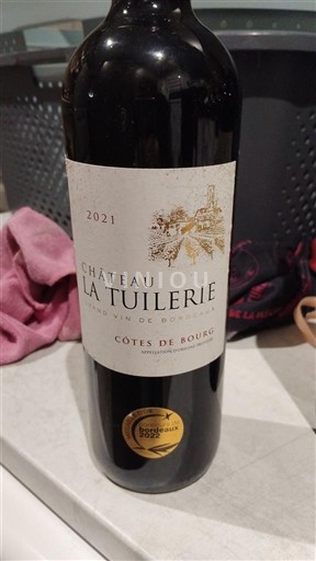 Bordeaux Côtes-de-bourg Château La Tuilerie 2021