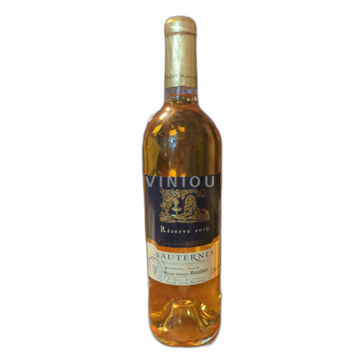Bordeaux Sauternes Maison Johanes Boubée Réserve 2019