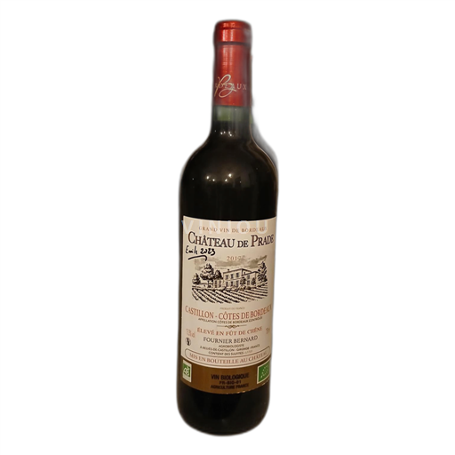 Bordeaux Castillon Côtes de Bordeaux Château de Prade 2017