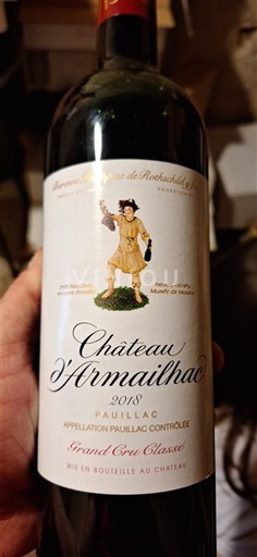 Vin Pauillac Château d'Armailhac - 2019 - Avis, conseil