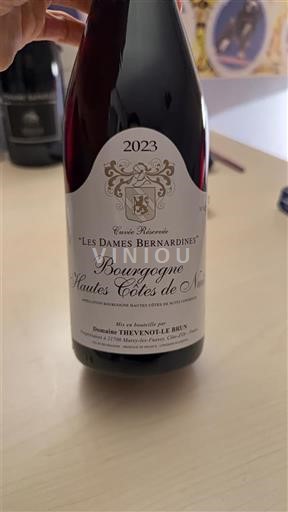 Borgogna Hautes Côtes de Nuits Domaine Thevenot-Le Brun Les Dames Bernardines 2023
