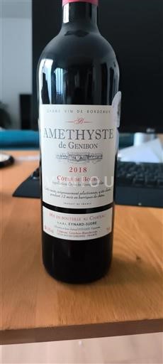 Bordoja Côtes-de-bourg Genibon Amethyste 2018