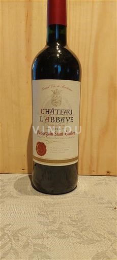 Bordeaux Puisseguin-Saint-Émilion Château l'Abbaye 2016