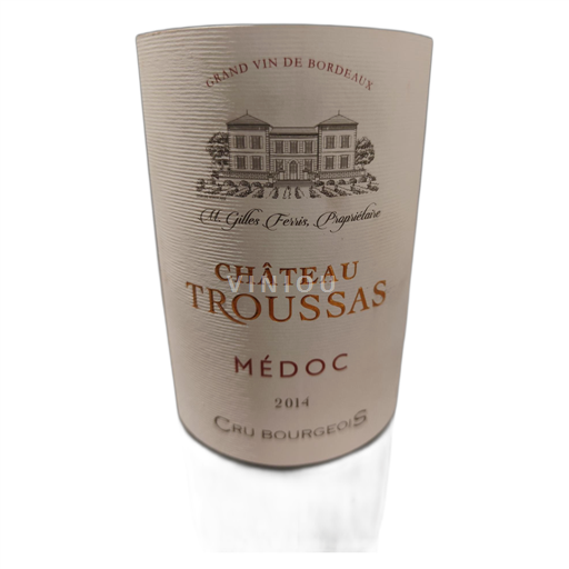 Bordeaux Médoc Château Troussas Cru Bourgeois 2014