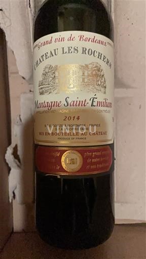 Bordeaux Montagne-saint-émilion Château Les Rochers 2014