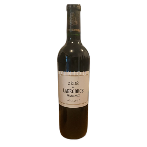 Vin Rouge sec Zédé de Labégorce Labegorce 2017 France Bordeaux Margaux AOC