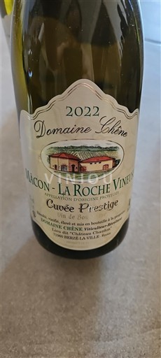 Bourgogne Mâcon och Mâcon-Villages Domaine Chêne Prestige 2022