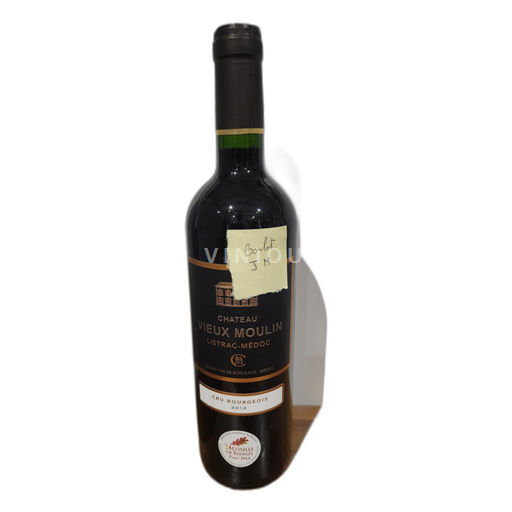 Bordeaux Médoc Chateau vieux moulin 2012 2012