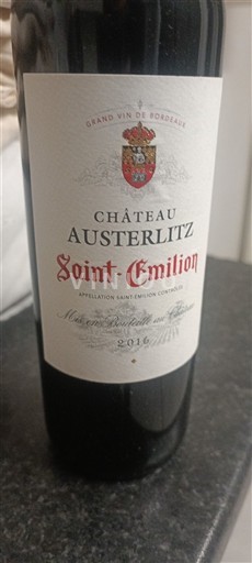 Burdeos Saint-Émilion Château Austerlitz 2016