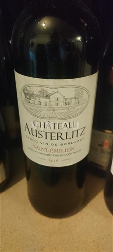 Bordeaux Saint-Émilion Château Austerlitz 2016