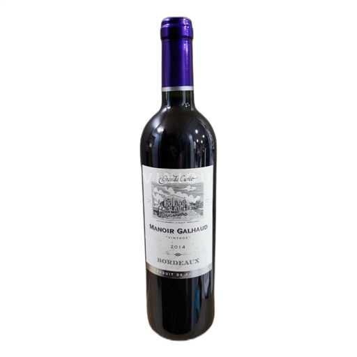 Burdeos Saint-Émilion Manoir Galhaud Grande 2014