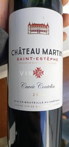 Bordeaux Saint-Estèphe Château Martin Coutelin 2022