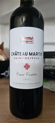 Бордо Сен-Естеф Château Martin Coutelin 2022