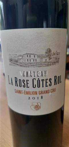 Burdeos Saint-Émilion Gran Cru Chateau La Rose Cote Rol 2018