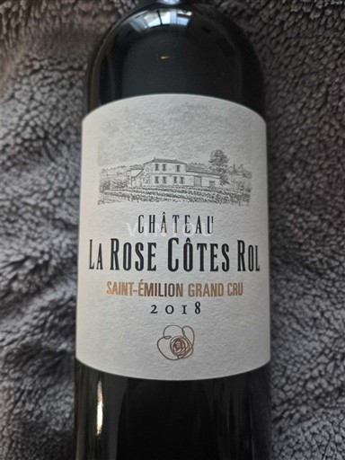 Bordéus Saint-Émilion Grand Cru Chateau La Rose Cote Rol 2018