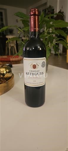 Bordeaux Pauillac Chateau Artigues 2018