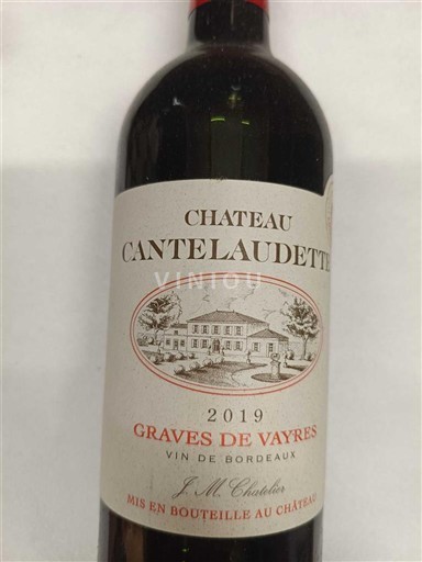 Bordeaux Graves-de-vayres Château Cantelaudette 2019