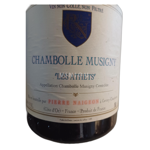 Bourgogne Chambolle-Musigny Pierre Naigeon Les Athèts 2010