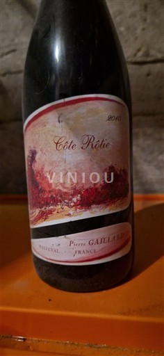 Rhône-dalen Côte-rôtie Pierre Gaillard 2010