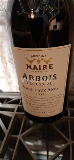 Vins Arbois Domaine Maire & Fils - Vignes aux Ânes - 2022 - Avis ...